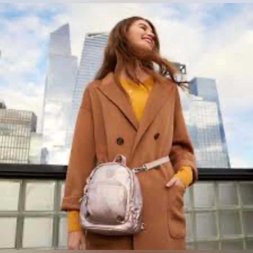 Kipling Mini Backpack Crossbody in pewter - Picture 3 of 6